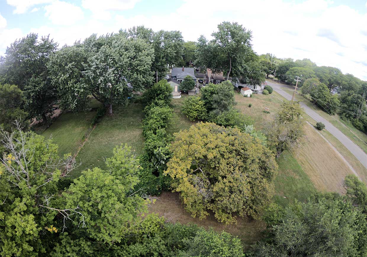 House Yard aerial view from GOPRO421