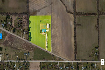 Aerial property zoomable view