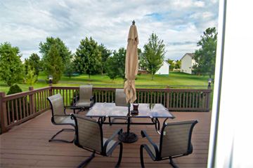 Real Estate photo of home outdoor deck by Aerotech Photography September 2019